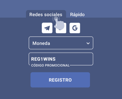 Registro a través de redes sociales Registro a través de redes sociales